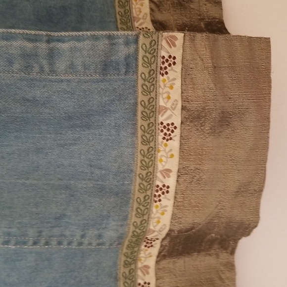 Denim Duster Jacket Dress Tunic LAYERING PIECE - Picture 4 of 10